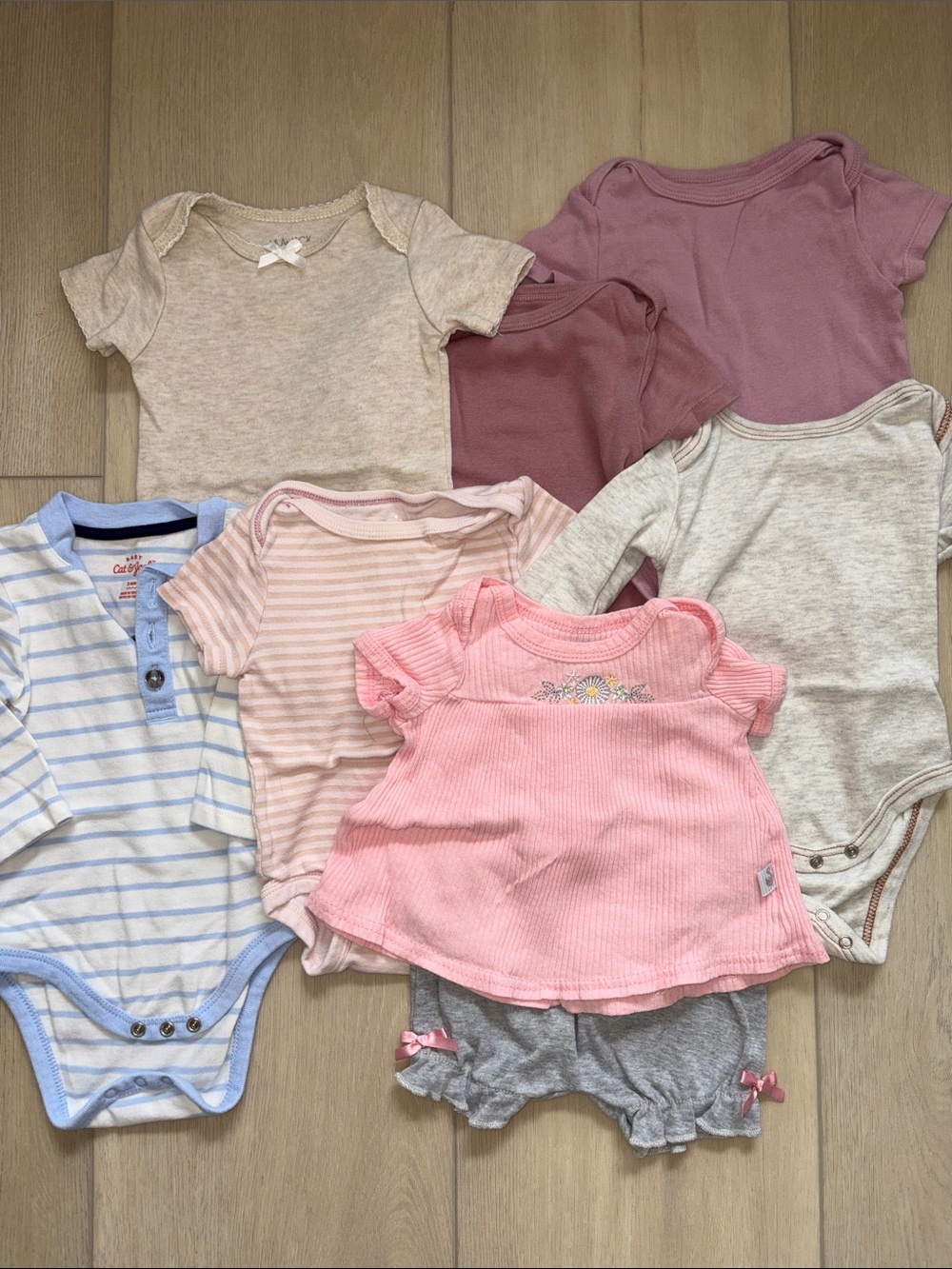Bundle of baby girl clothes
